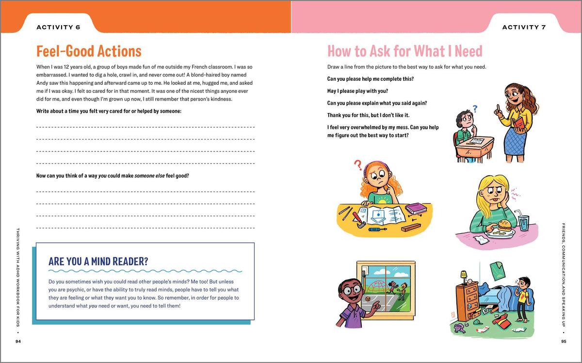 Thriving with ADHD Workbook for Kids: 60 Fun Activities to Help Children Self-Regulate, Focus, and Succeed