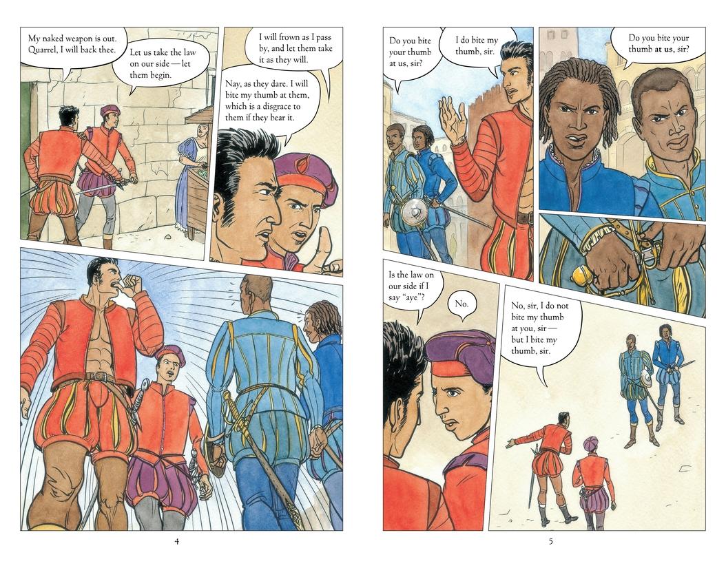 Romeo and Juliet: A Graphic Novel: (A Retelling of the Classic Romantic Tragedy for Young Adults)