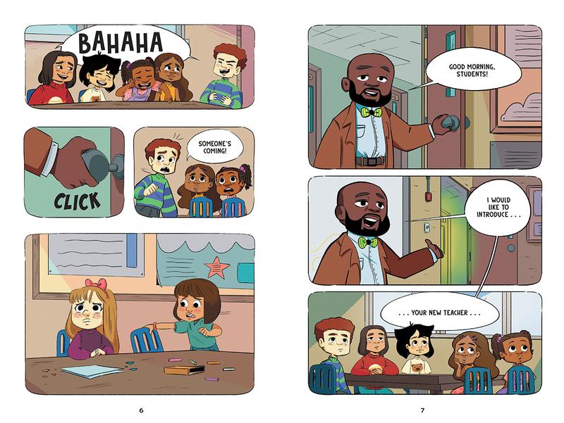 Vampires Don't Wear Polka Dots: A Graphix Chapters Book (The Adventures of the Bailey School Kids #1)