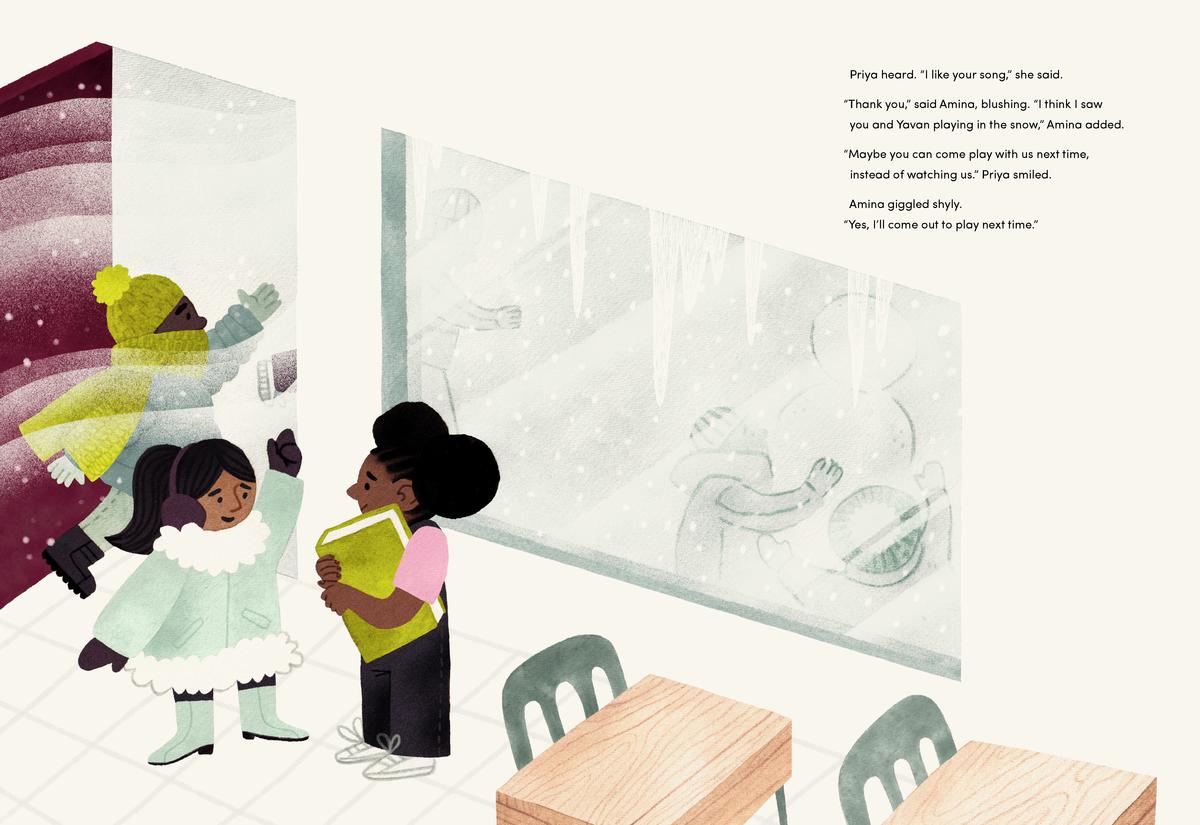 Brown Girl in the Snow