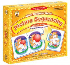 What Happens Next? Picture Sequencing: 3-Scene Puzzles - EyeSeeMe African American Children's Bookstore