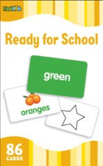 Flash Cards: Ready for School  (Pre k - K) - EyeSeeMe African American Children's Bookstore
