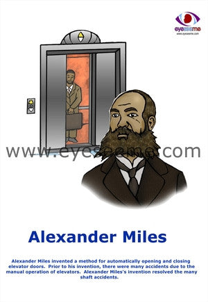 Alexander Miles poster - EyeSeeMe African American Children's Bookstore
