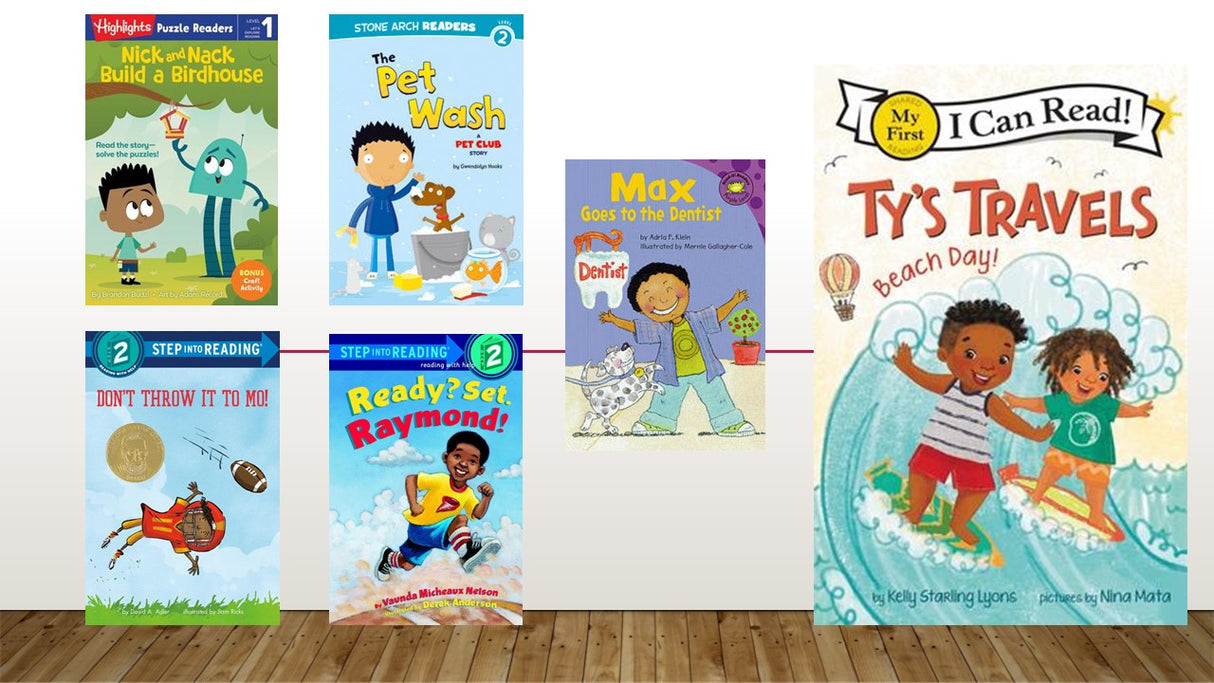 Level Reader Fiction Set B  (Kindergarten - 1st Grade)  6  Books