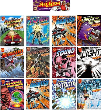Max Axiom General Science Series (12 Titles) - EyeSeeMe African American Children's Bookstore