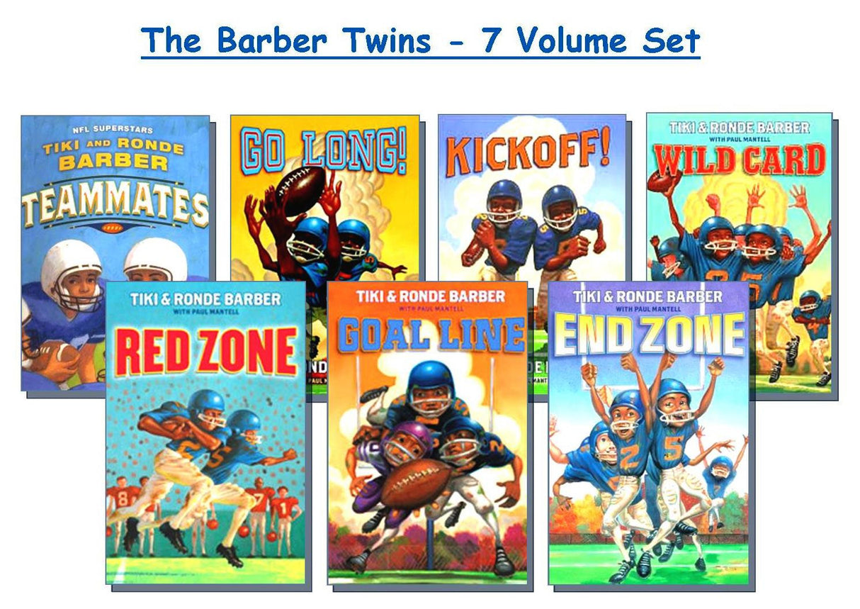 Tiki & Ronde (Barber Twins) Football Series - EyeSeeMe African American Children's Bookstore