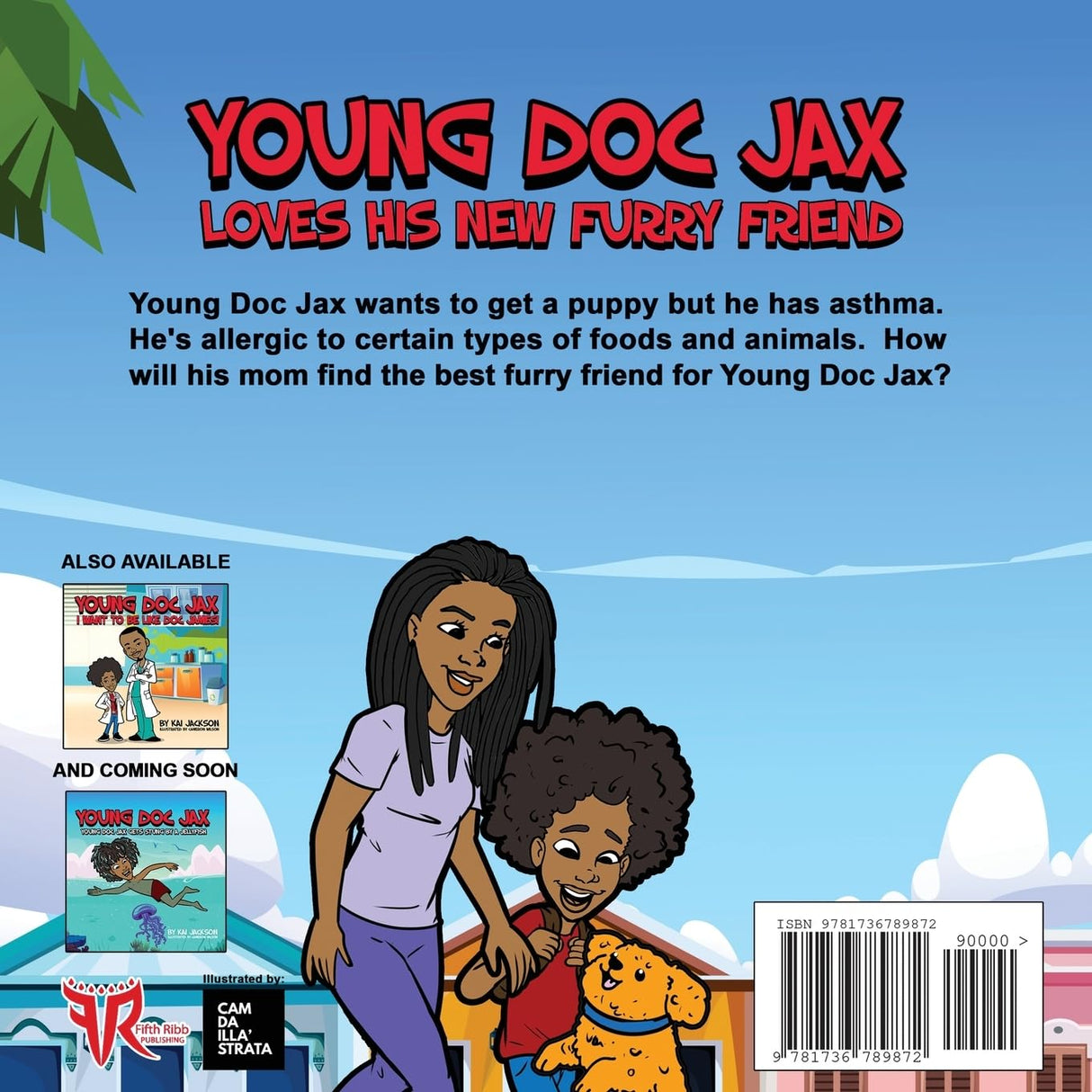 Young Doc Jax: Loves His New Furry Friend