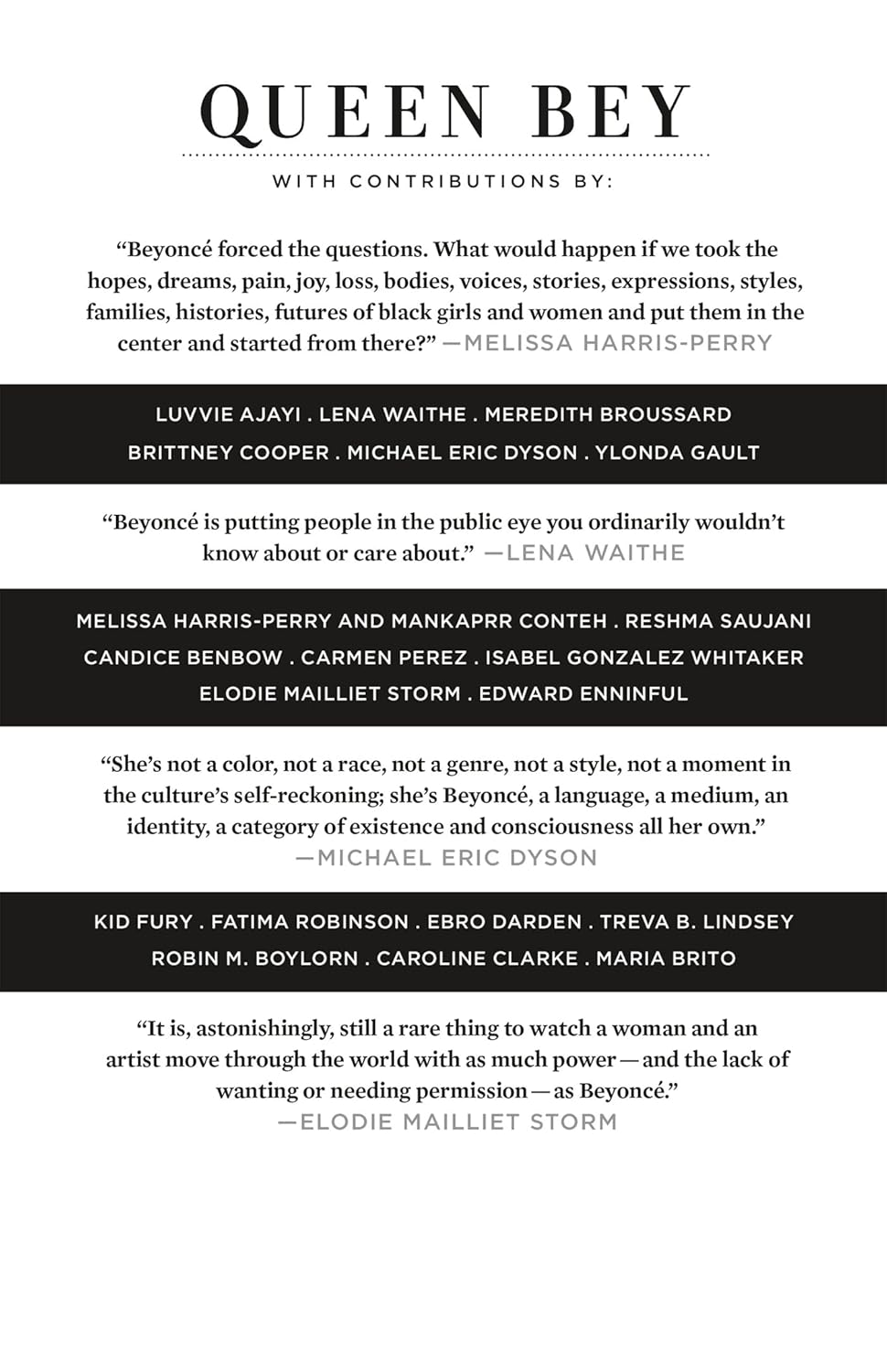 Queen Bey: A Celebration of the Power and Creativity of Beyonce Knowles-Carter