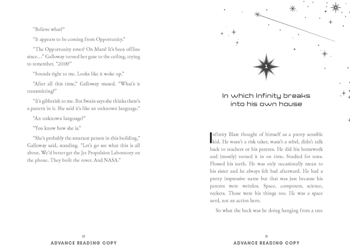 Infinity Blast and the Space Weapon of Doom (Infinity Blast, Book #1)