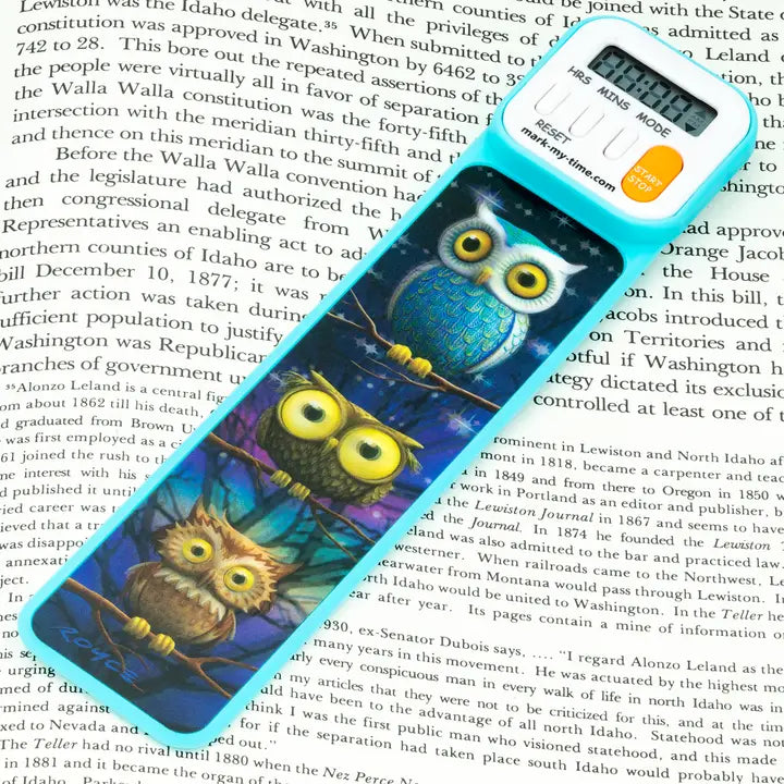 Mark My Time Digital Reading Tracker Bookmark