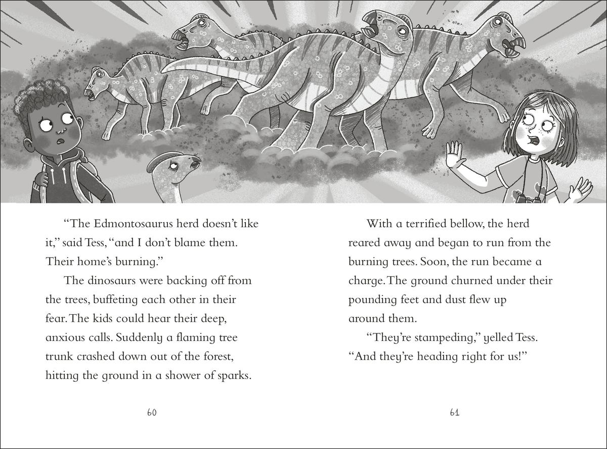 Dinosaur Club The Edmontosaurus Stampede