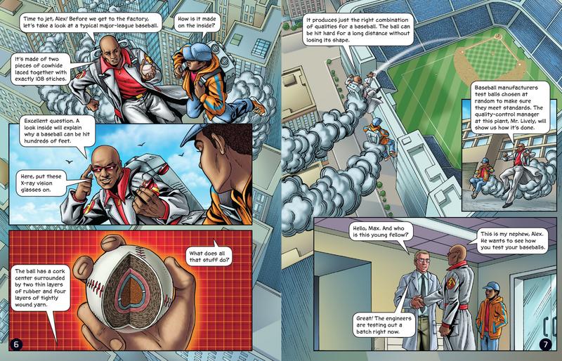 The Science of Baseball with Max Axiom, Super Scientist