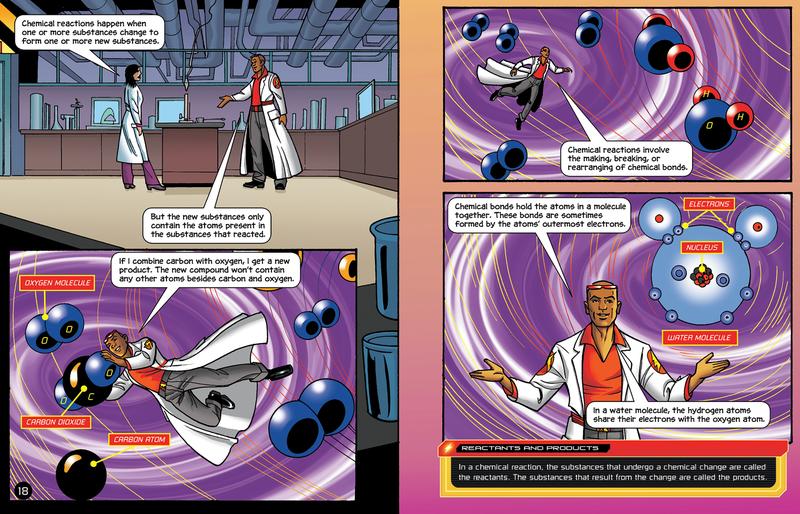 The Dynamic World of Chemical Reactions with Max Axiom, Super Scientist