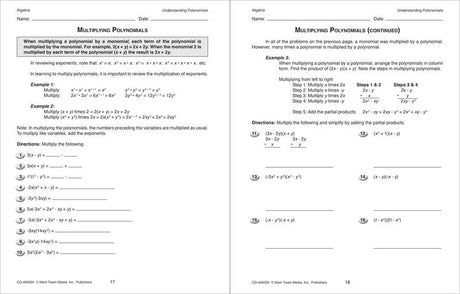 Algebra, Grades 5 - 12