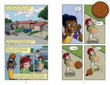 Jake Maddox Graphic Novels:   Trick-Shot Triumph