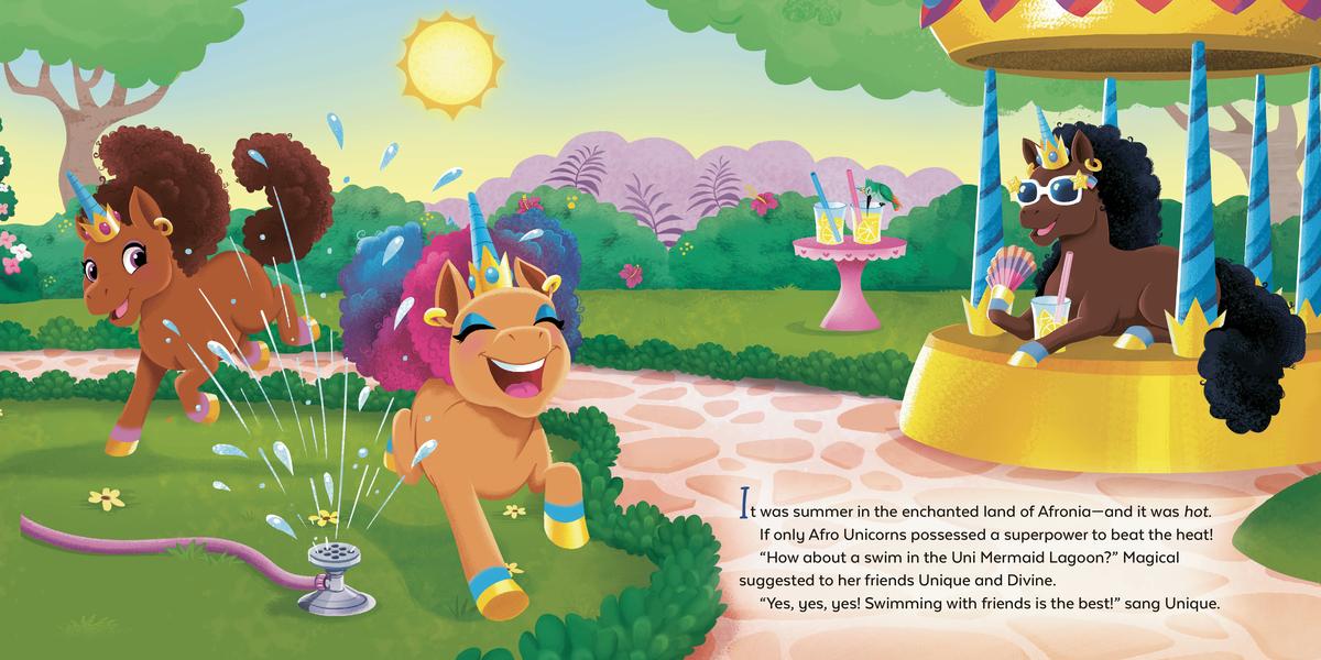 Afro Unicorn -- Divine Makes a Splash!