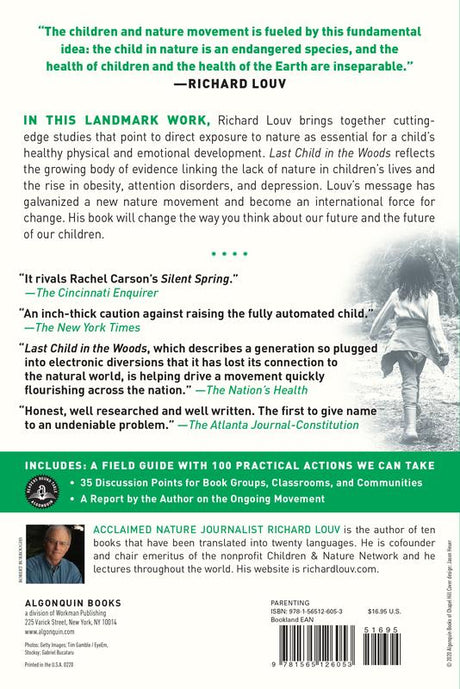 Last Child in the Woods: Saving Our Children From Nature-Deficit Disorder
