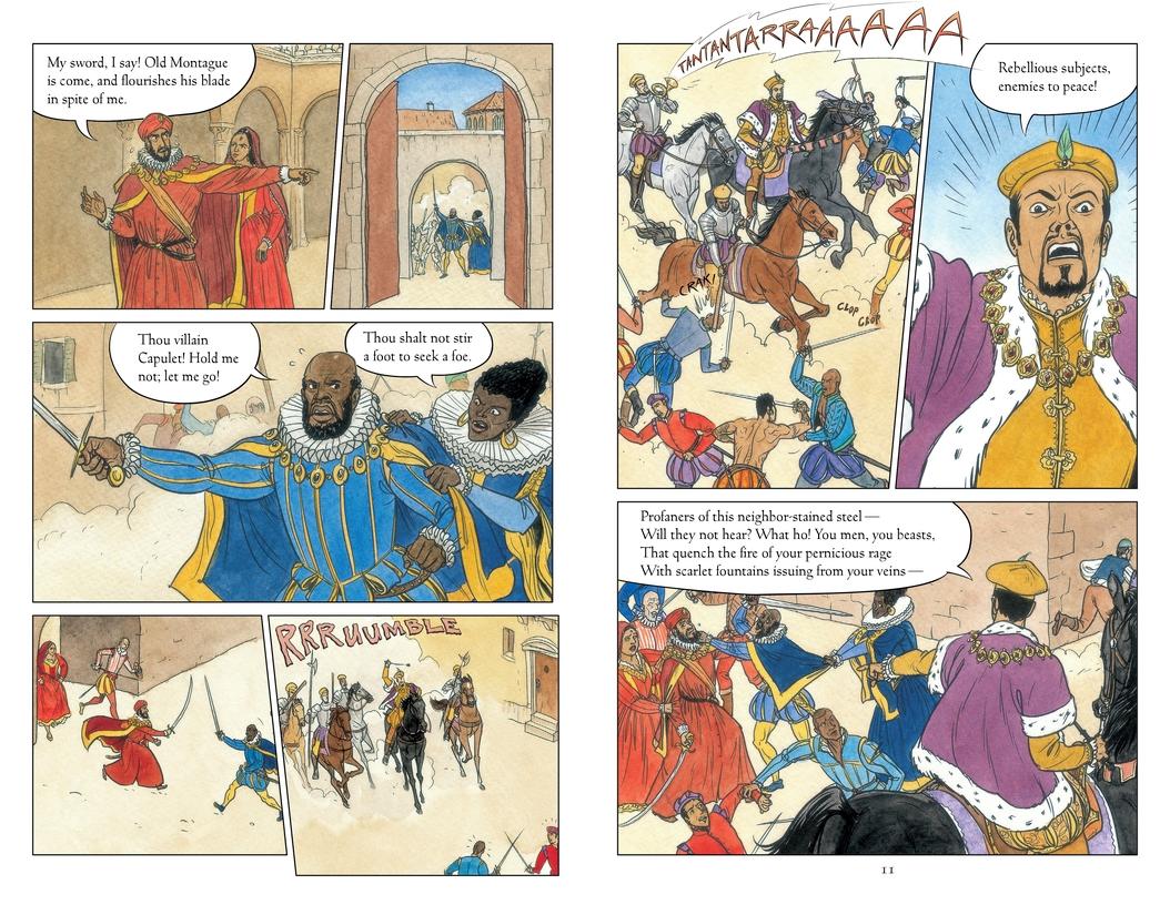 Romeo and Juliet: A Graphic Novel: (A Retelling of the Classic Romantic Tragedy for Young Adults)