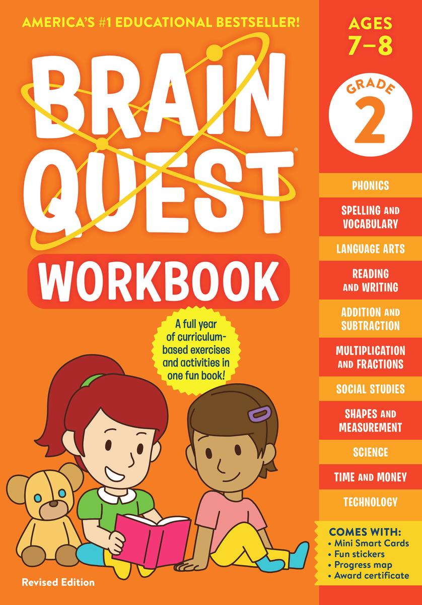 Brain Quest Workbook: 2nd Grade: A whole year of curriculum-based exercises and activities in one fun book!