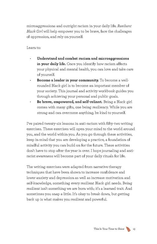 Resilient Black Girl: 52 Weeks of Anti-Racist Activities for Black Joy and Resilience