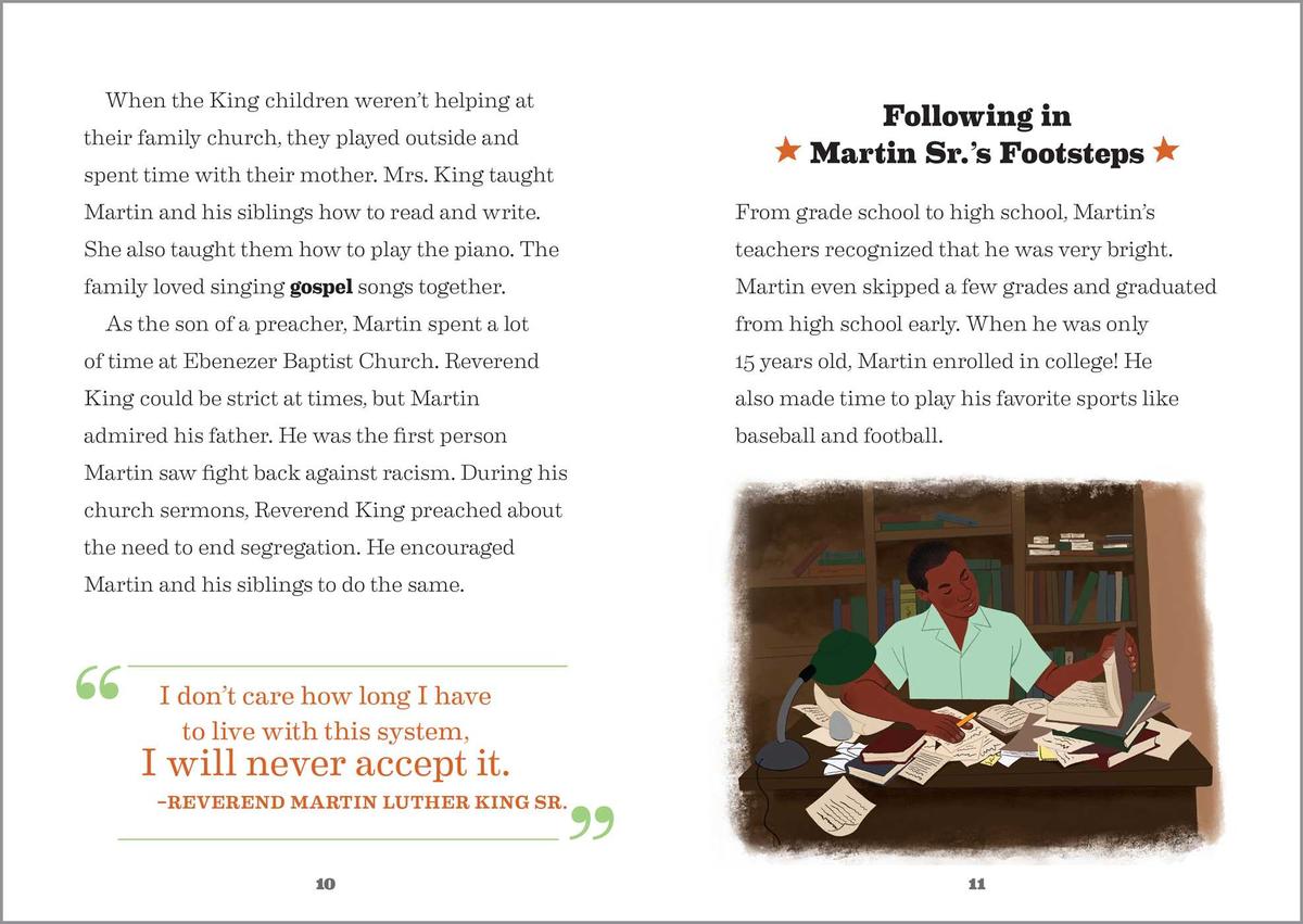 The Story of Martin Luther King Jr.: An Inspiring Biography for Young Readers