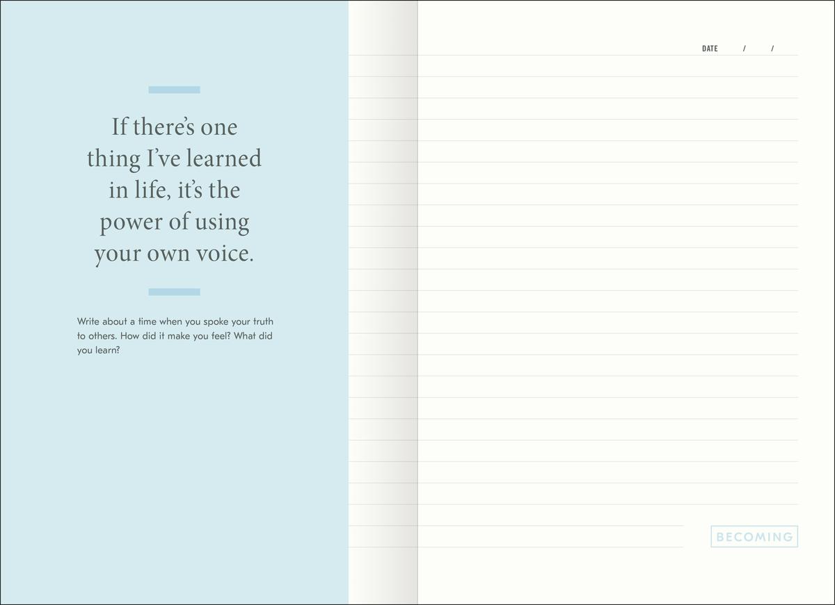Becoming: A Guided Journal for Discovering Your Voice