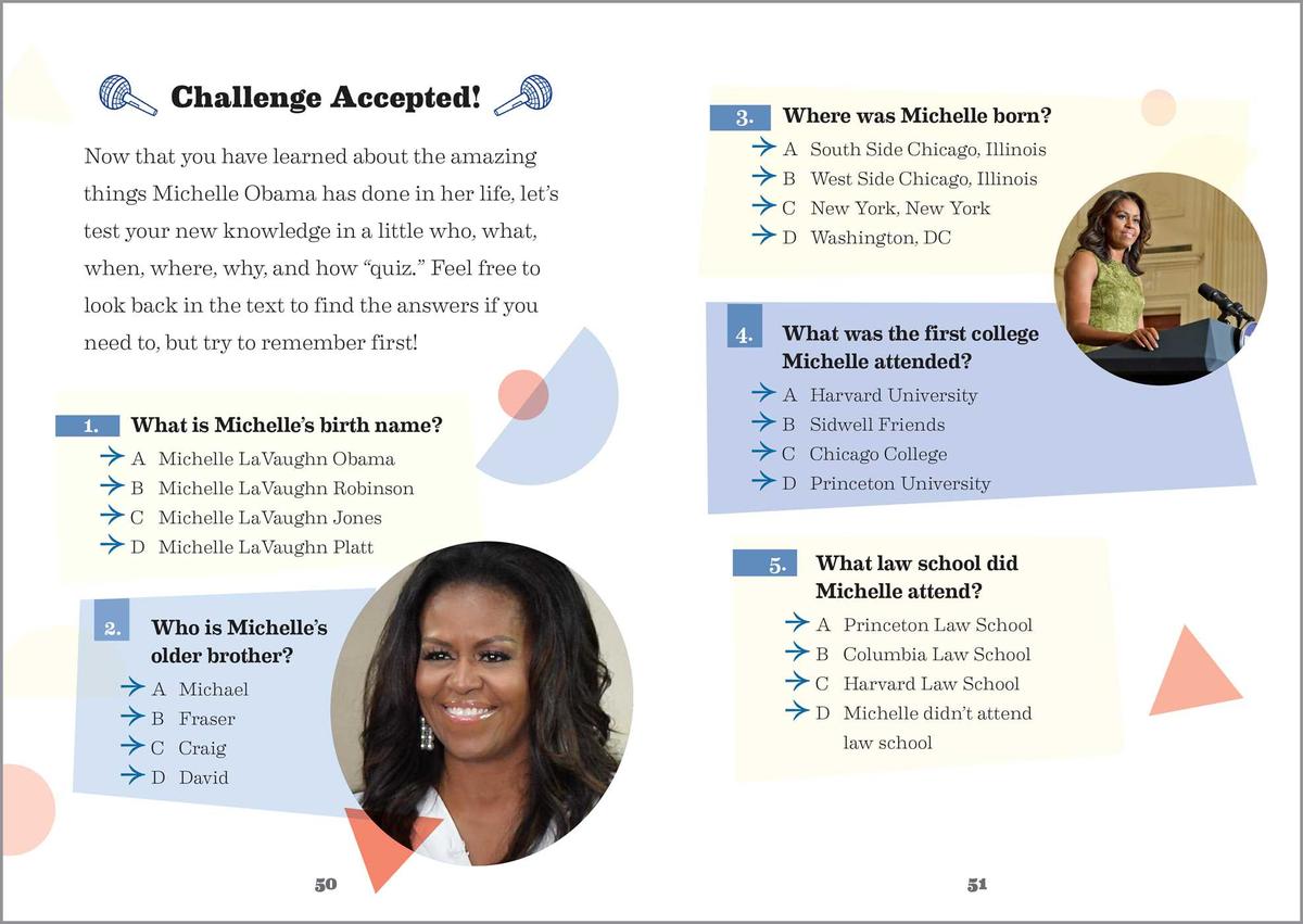 The Story of Michelle Obama: An Inspiring Biography for Young Readers