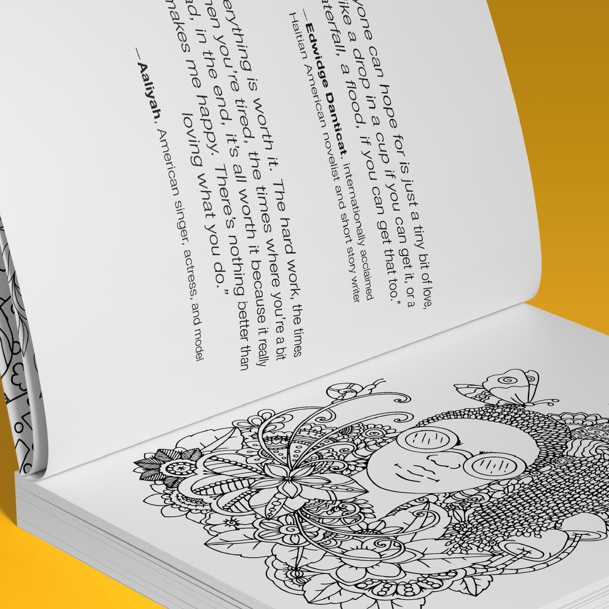 Black Brave Beautiful: The Badass Black Girl's Coloring Book