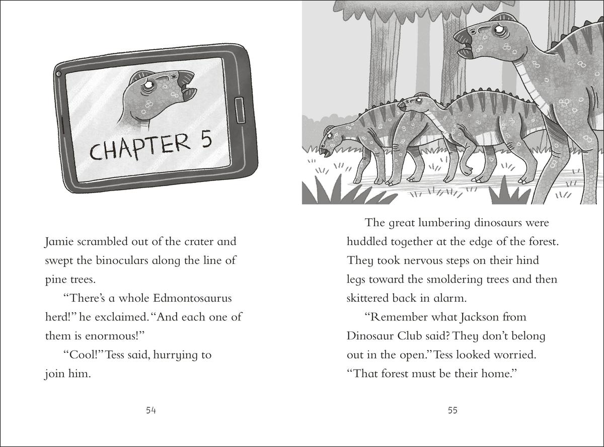 Dinosaur Club The Edmontosaurus Stampede
