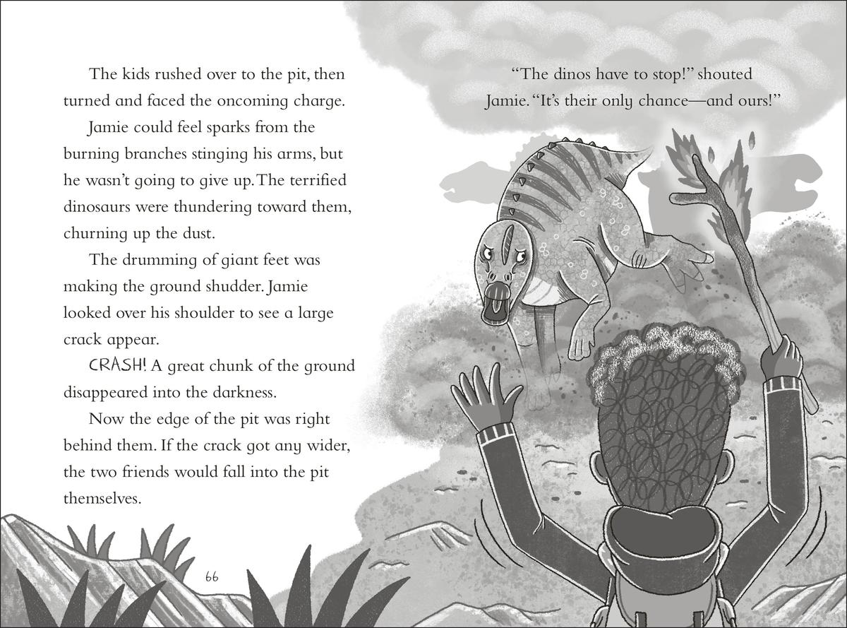 Dinosaur Club The Edmontosaurus Stampede