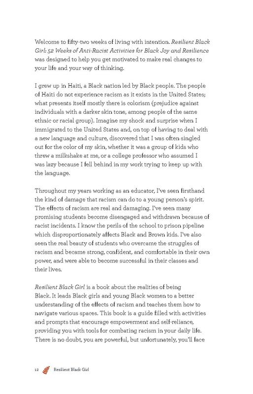 Resilient Black Girl: 52 Weeks of Anti-Racist Activities for Black Joy and Resilience