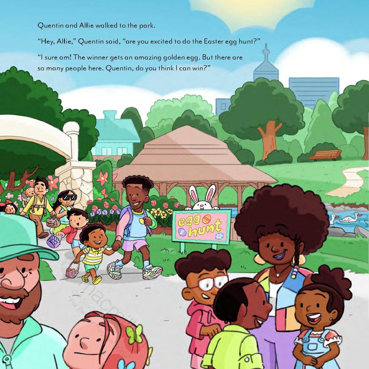 E Is for Easter Egg Hunt