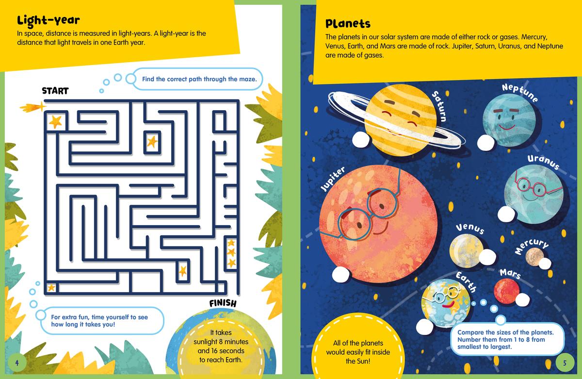 Space Activity Book