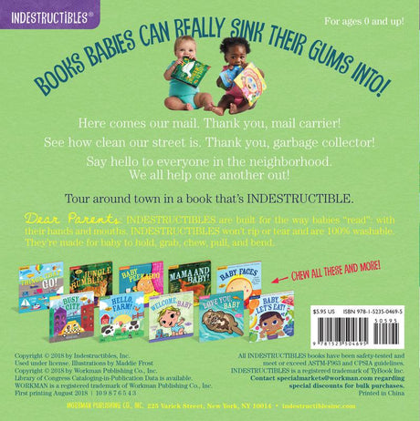 Indestructibles: My Neighborhood: Chew Proof · Rip Proof · Nontoxic · 100% Washable (Book for Babies, Newborn Books, Safe to Chew)