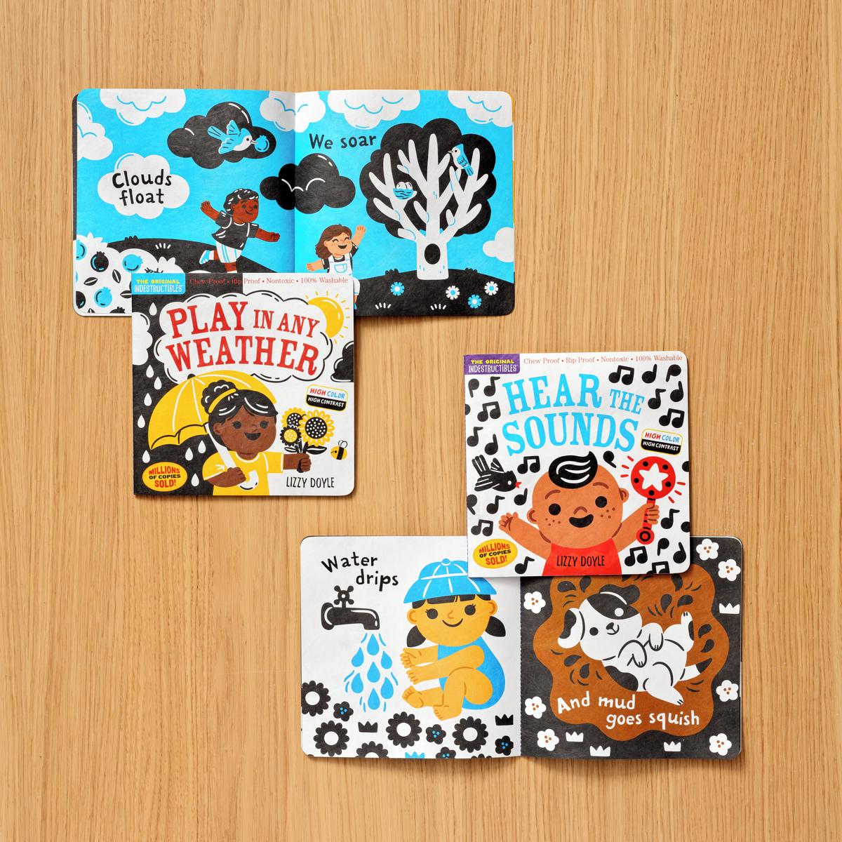 Indestructibles: Hear the Sounds (High Color High Contrast): Chew Proof · Rip Proof · Nontoxic · 100% Washable (Book for Babies, Newborn Books, Safe to Chew)