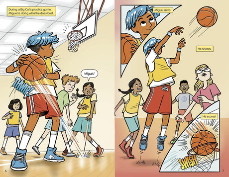 Slam Dunk Graphics:  Dribble Trip Up: A Basketball Graphic Novel