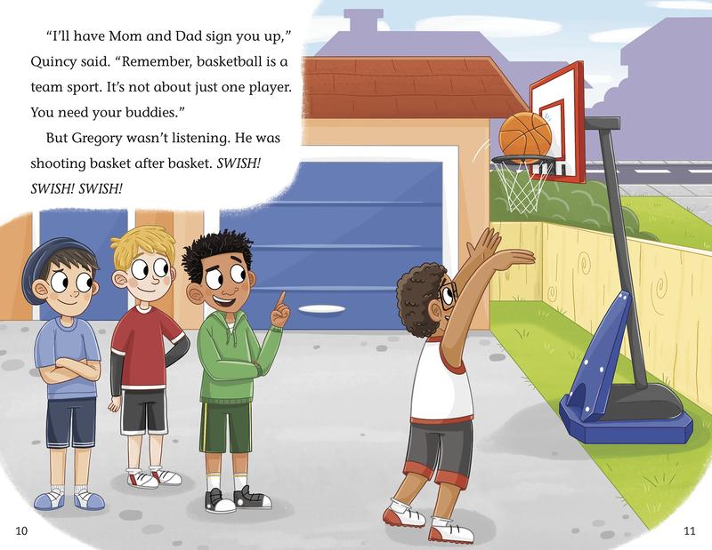 Kids' Sports Stories: Basketball Buddies