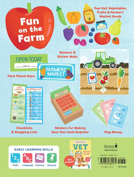 I Want to Be a Farmer Activity Book: 100 Stickers & Pop-Outs
