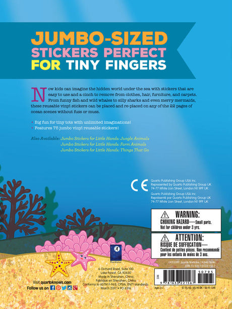 Jumbo Stickers for Little Hands: Under the Sea: Includes 75 Stickers