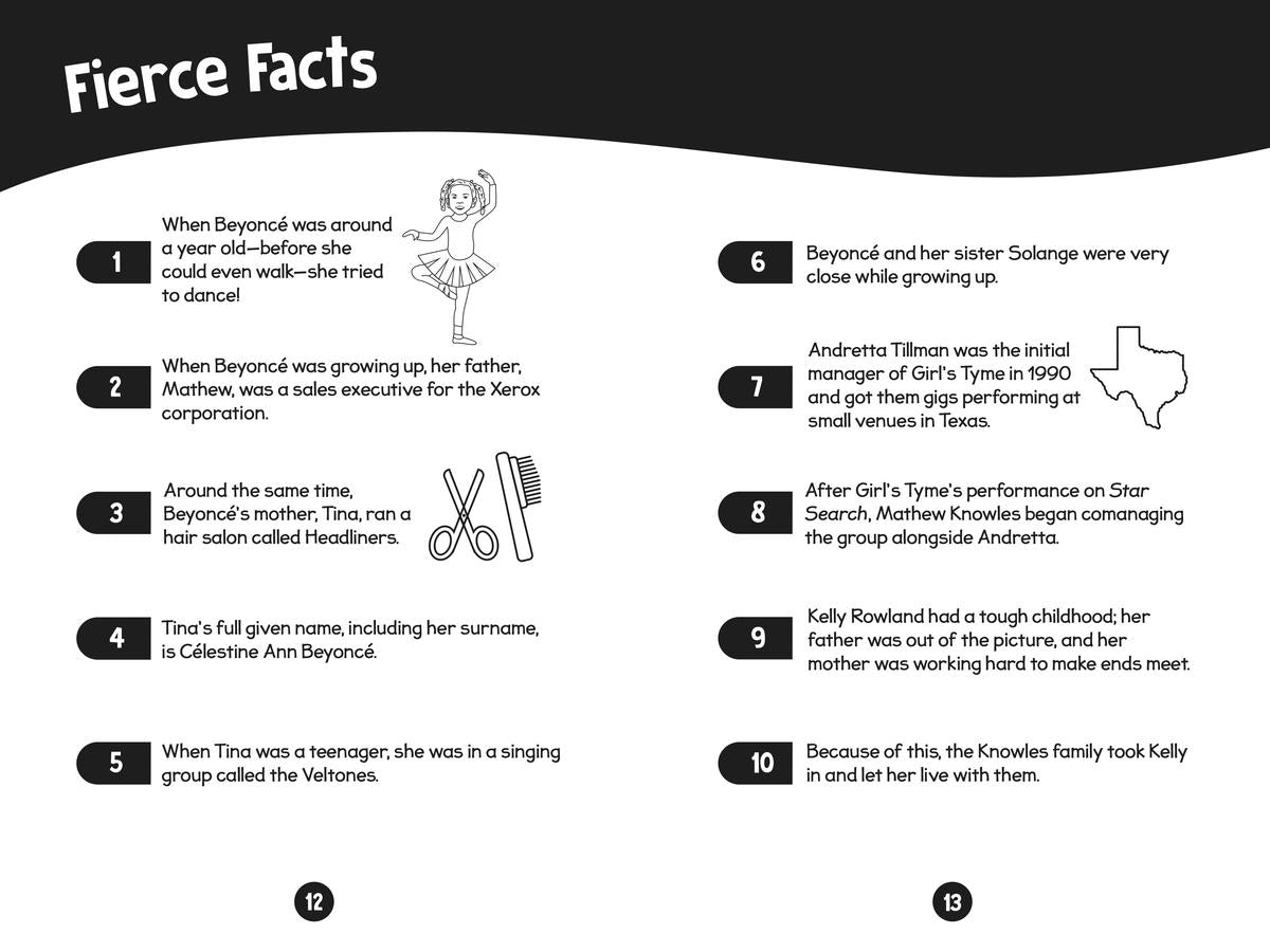 96 Facts About Beyoncé Quizzes, Quotes, Questions, and More! With Bonus Journal Pages for Writing!