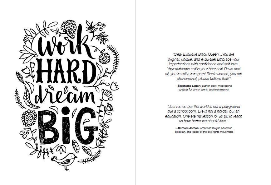 Black Brave Beautiful: The Badass Black Girl's Coloring Book