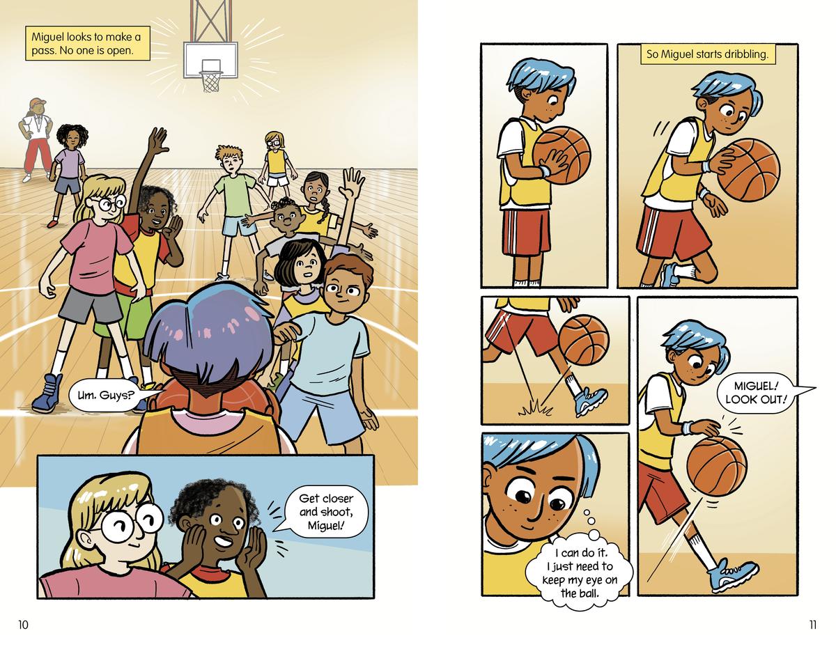 Dribble Trip Up: A Basketball Graphic Novel