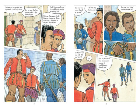 Romeo and Juliet: A Graphic Novel: (A Retelling of the Classic Romantic Tragedy for Young Adults)