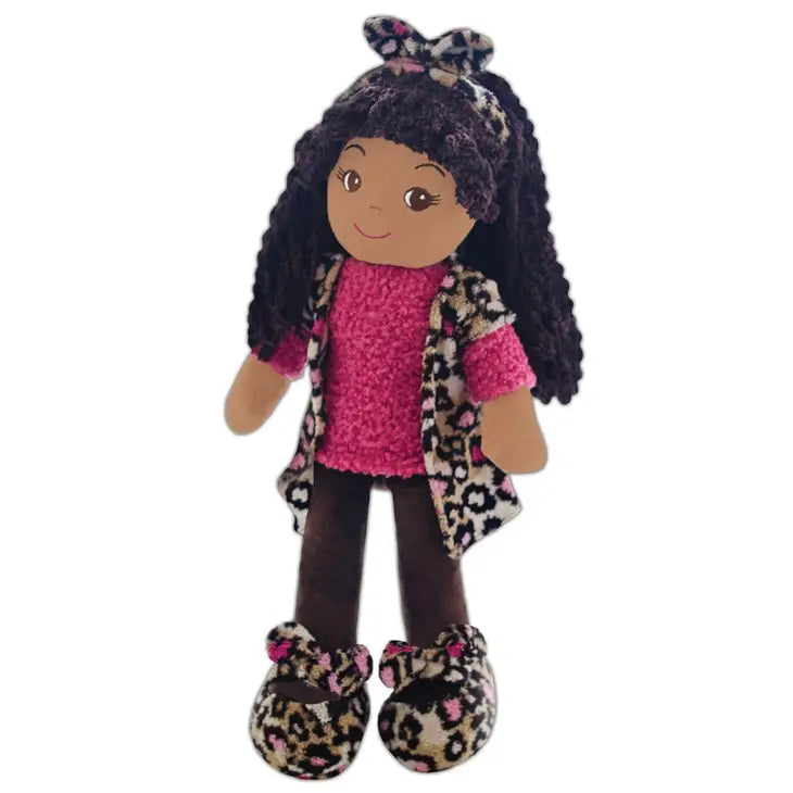Emme Pink Leopard Print Doll