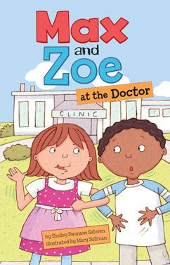 Max and Zoe at the Doctor - EyeSeeMe African American Children's Bookstore
