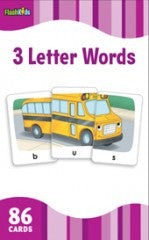 Flash Cards: 3 Letter Words  (Grade K - 2) - EyeSeeMe African American Children's Bookstore
