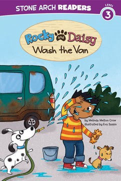 Rocky and Daisy Wash the Van - EyeSeeMe African American Children's Bookstore

