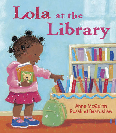 Lola at the Library (Spanish and English) - EyeSeeMe African American Children's Bookstore
 - 1