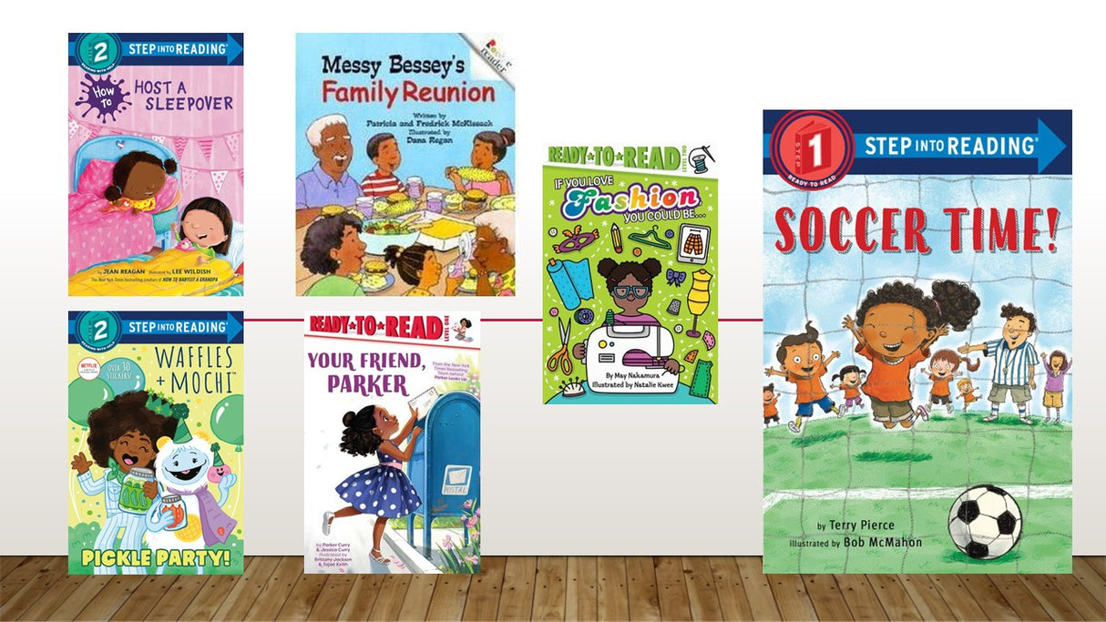 Level Reader Fiction Set B  (Kindergarten - 1st Grade)  6  Books (Girls)