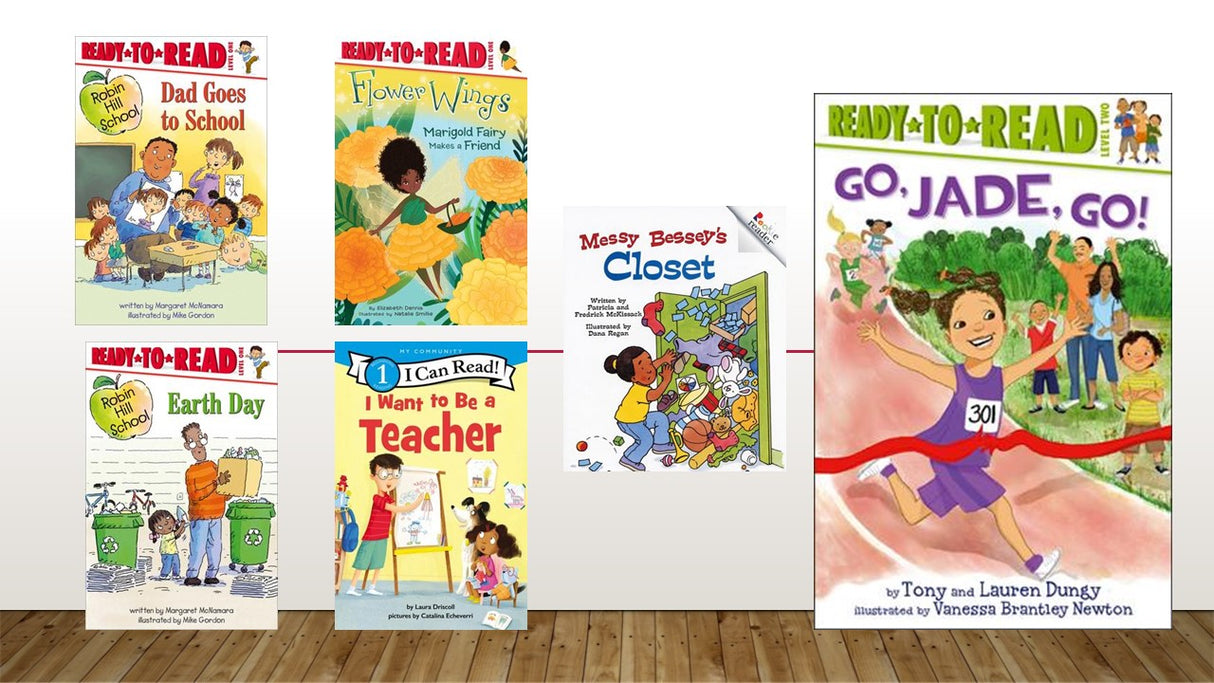 Level Reader Fiction Set C  (Kindergarten - 1st Grade)  6  Books (Girls)